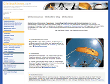 Tablet Screenshot of gleitschirme.com